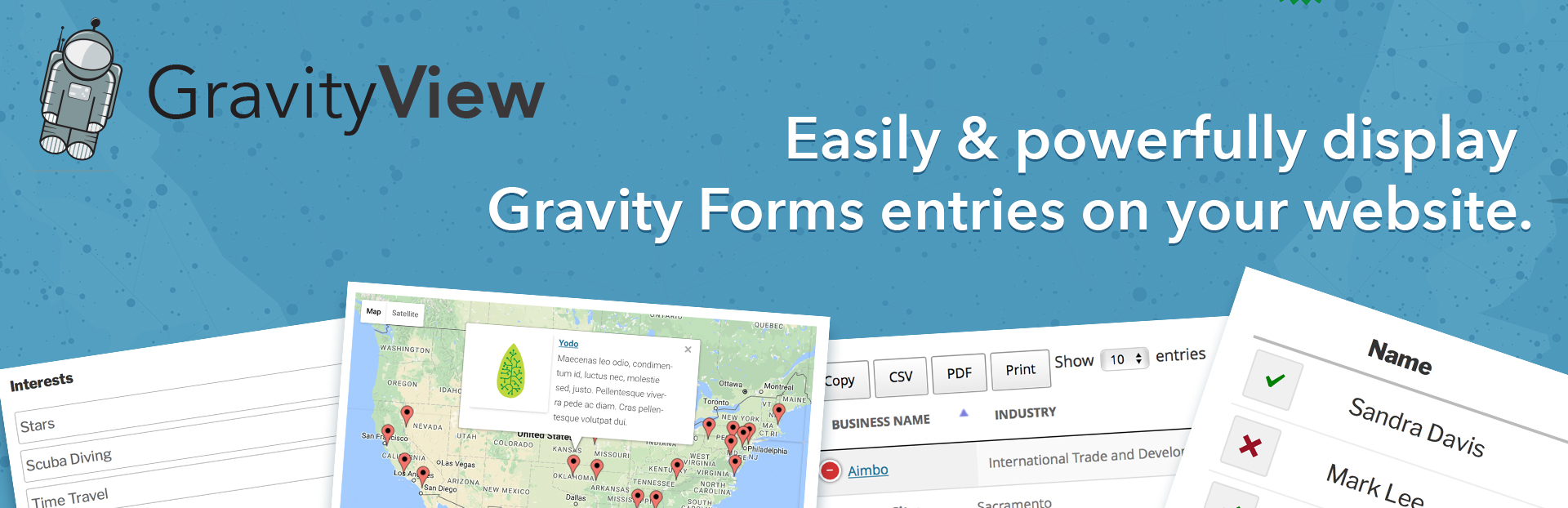 GravityView: Display Gravity Forms Entries
